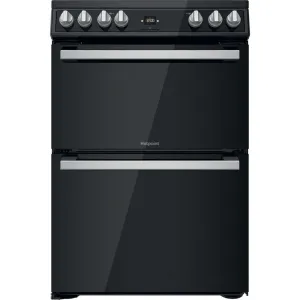 Hotpoint HDT67V9H2CB/UK Freestanding Cooker - Ceramic, Black