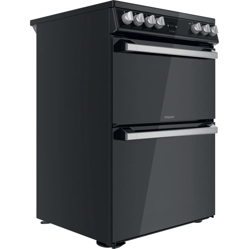 Hotpoint HDT67V9H2CB/UK Freestanding Cooker - Ceramic, Black