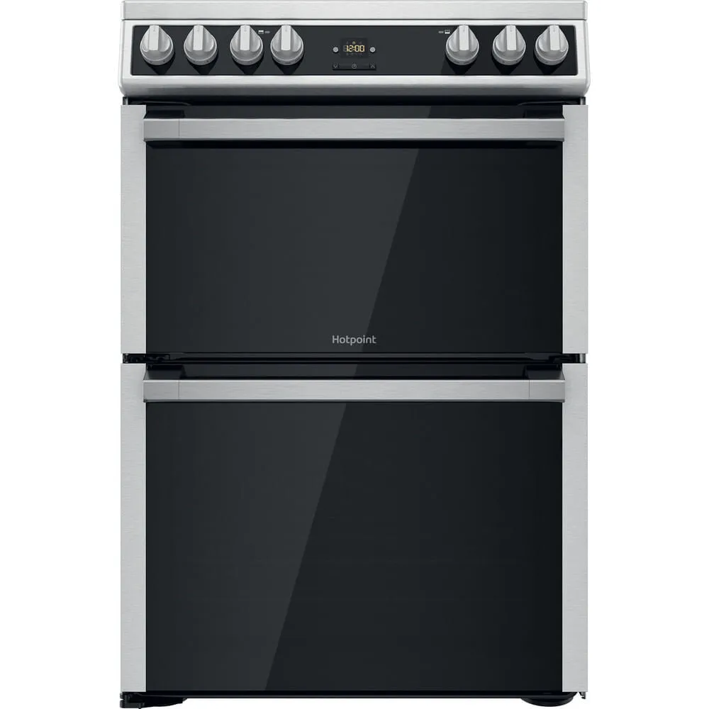 Hotpoint HDT67V9H2CX/UK Freestanding Cooker - Ceramic, Silver