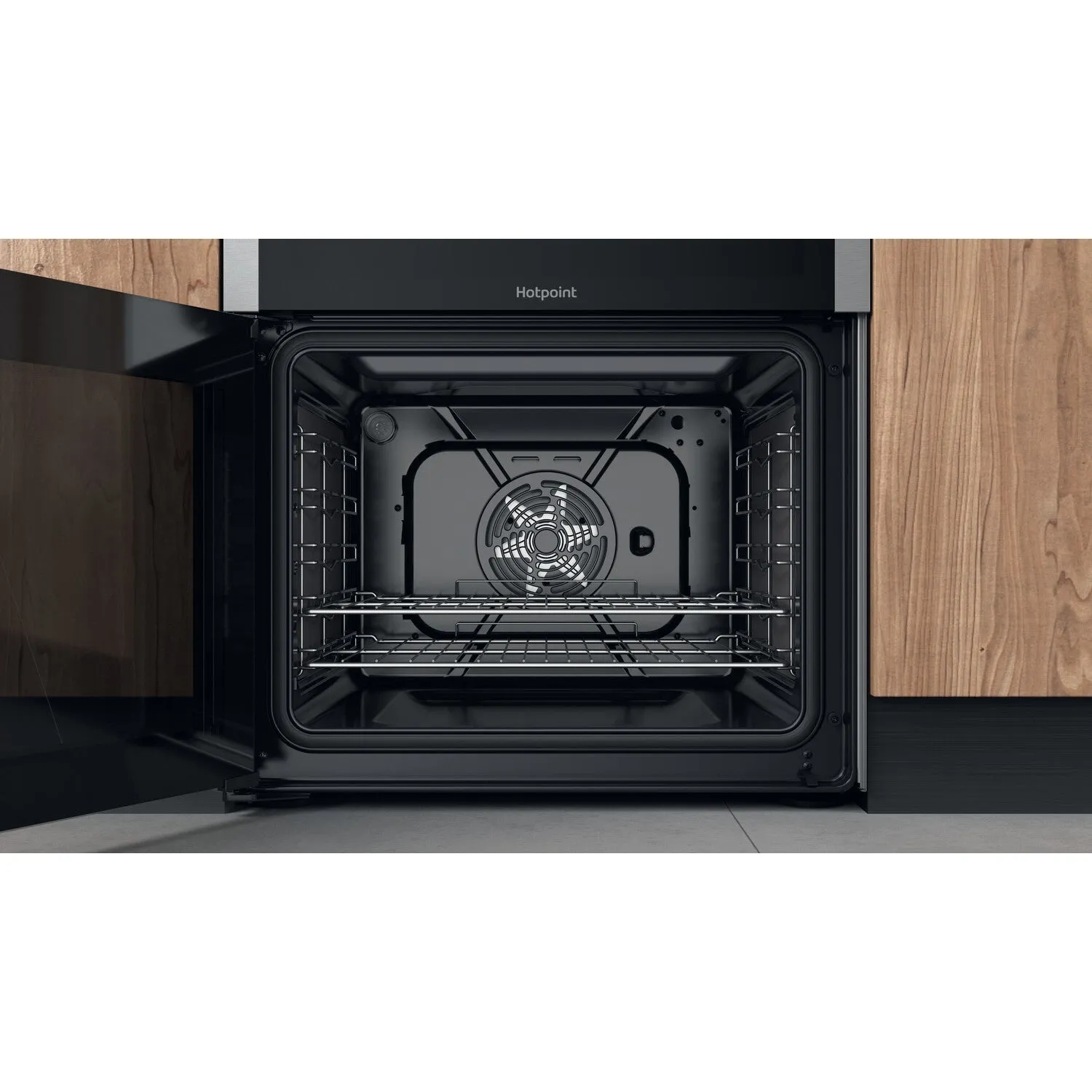 Hotpoint HDT67V9H2CX/UK Freestanding Cooker - Ceramic, Silver