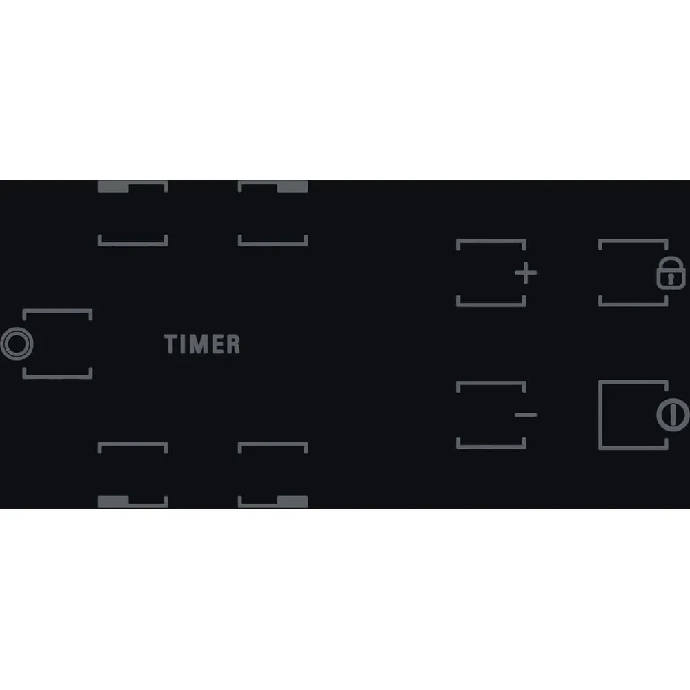 Hotpoint HR 612 C H Built-in 58cm Ceramic Hob - 4 Zones, Black