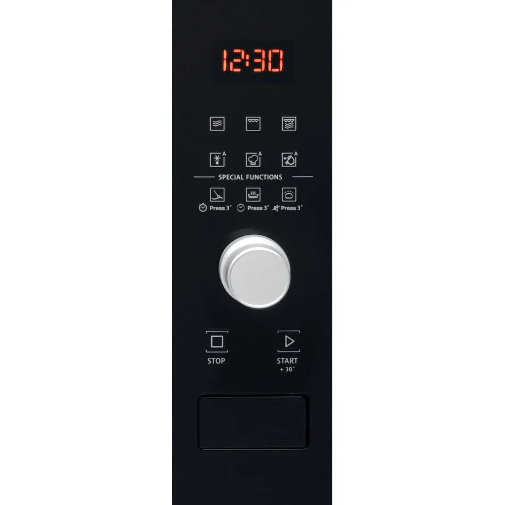 Hotpoint MF25G IX H Built-in 25L Grill Microwave - 900W, Black