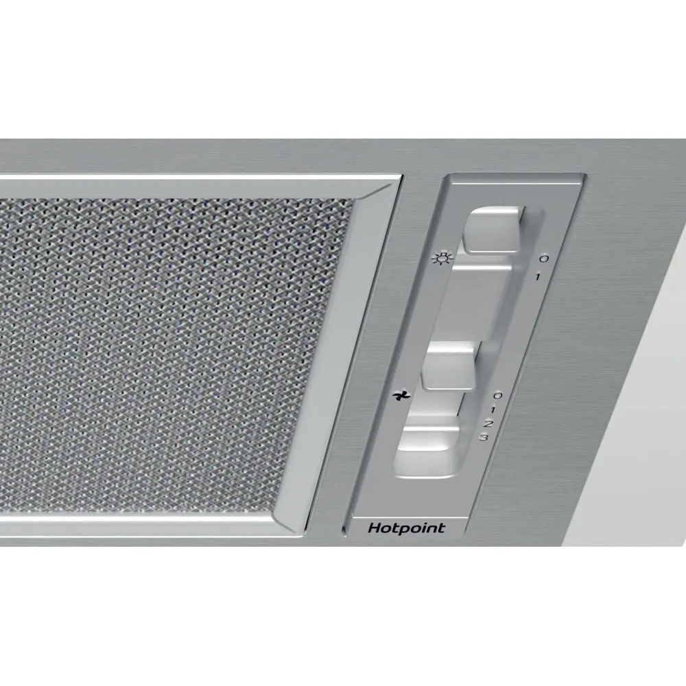 Hotpoint PCT 64 F L SS Built-under Cooker Hood - 224m³/h, Stainless Steel
