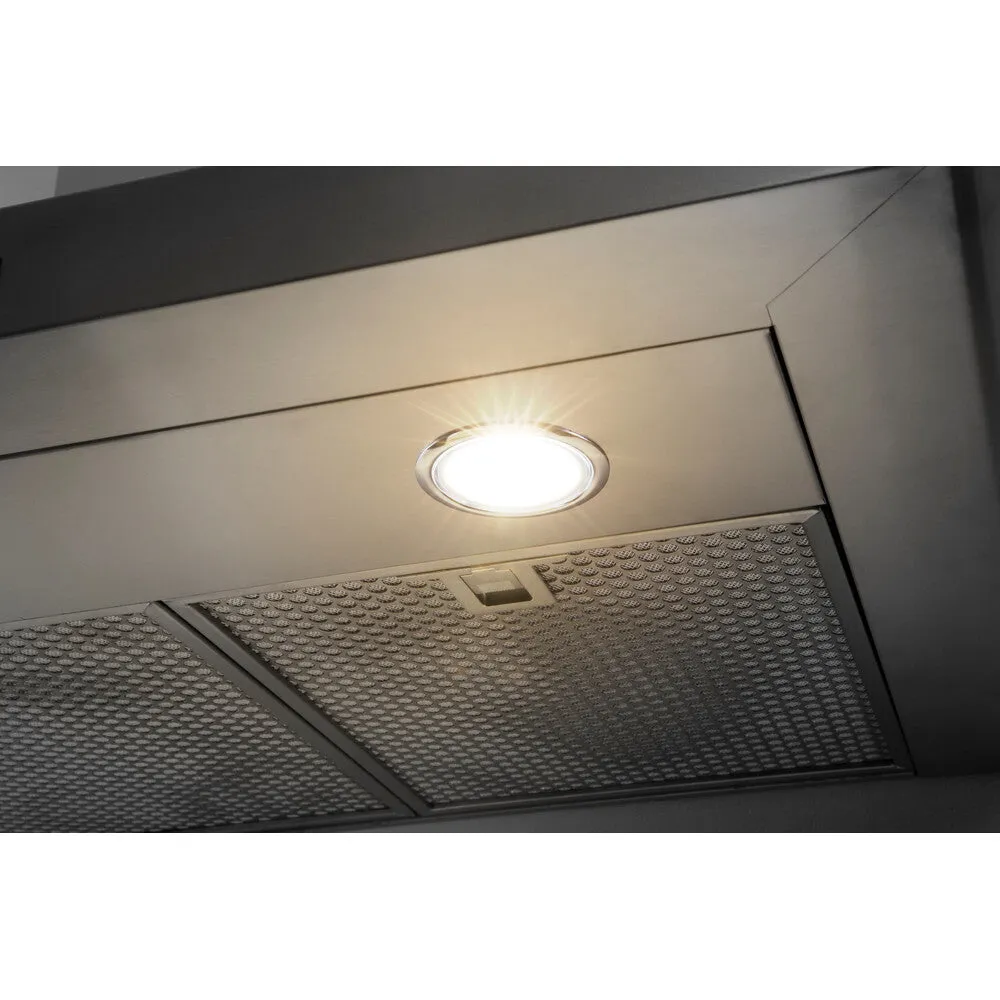 Hotpoint PHC6.7FLBIX Wall-mounted Cooker Hood - 713m³/h, Stainless Steel