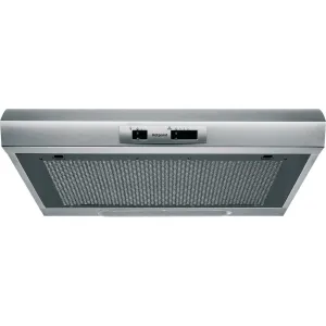 Hotpoint PSLMO 65F LS X Built-under Cooker Hood - 208m³/h, Stainless Steel