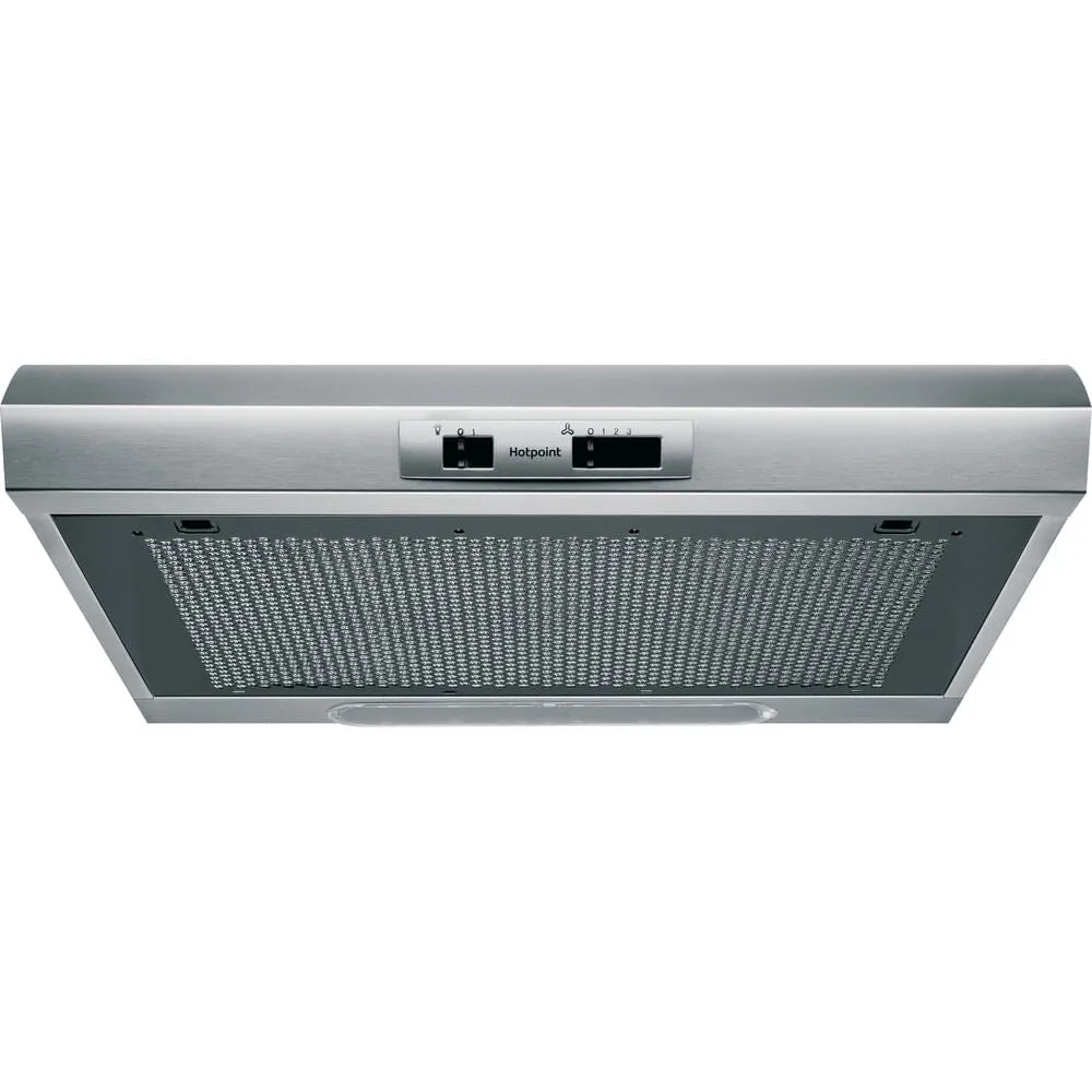 Hotpoint PSLMO 65F LS X Built-under Cooker Hood - 208m³/h, Stainless Steel