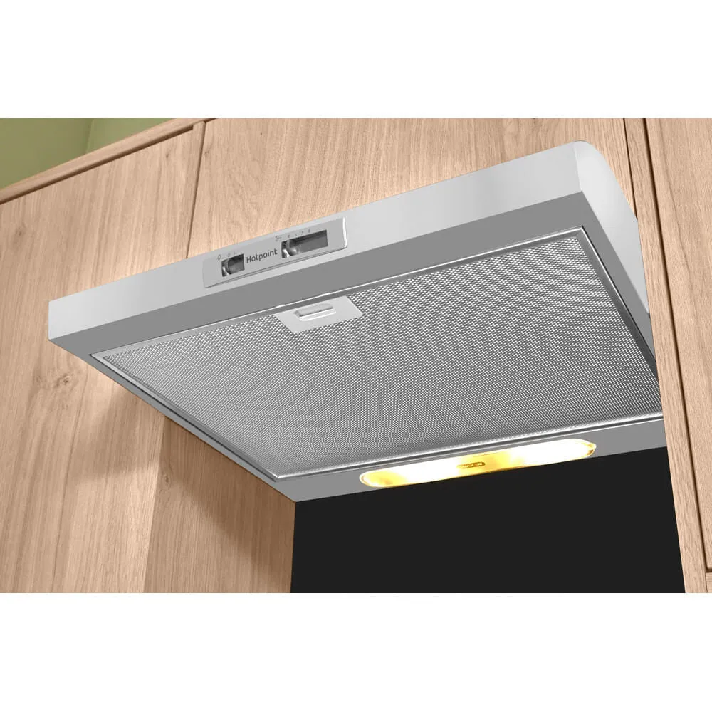 Hotpoint PSLMO 65F LS X Built-under Cooker Hood - 208m³/h, Stainless Steel