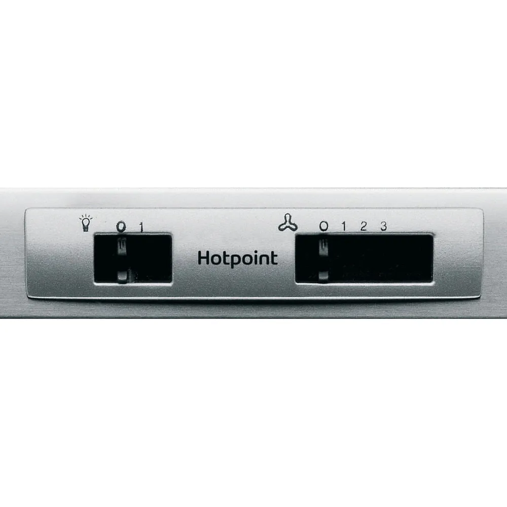 Hotpoint PSLMO 65F LS X Built-under Cooker Hood - 208m³/h, Stainless Steel