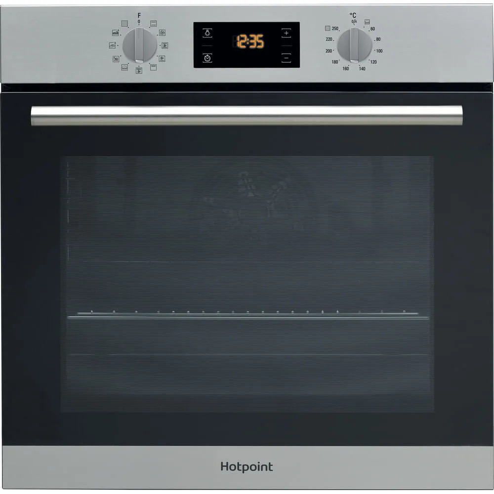 Hotpoint SA2 840 P IX Built-In Electric Single Oven - Pyrolytic, Stainless Steel, A  Rated
