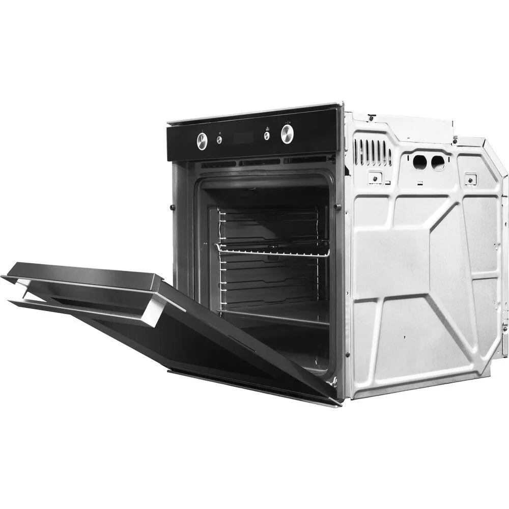 Hotpoint SI6 864 SH IX 73L Built-In Electric Oven - Black, Stainless Steel