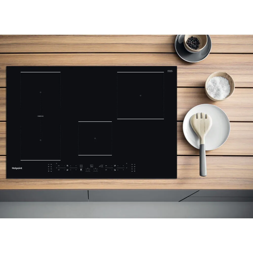 Hotpoint TB 3977B BF Built-in 77cm Induction Hob - 4 Zones, Black