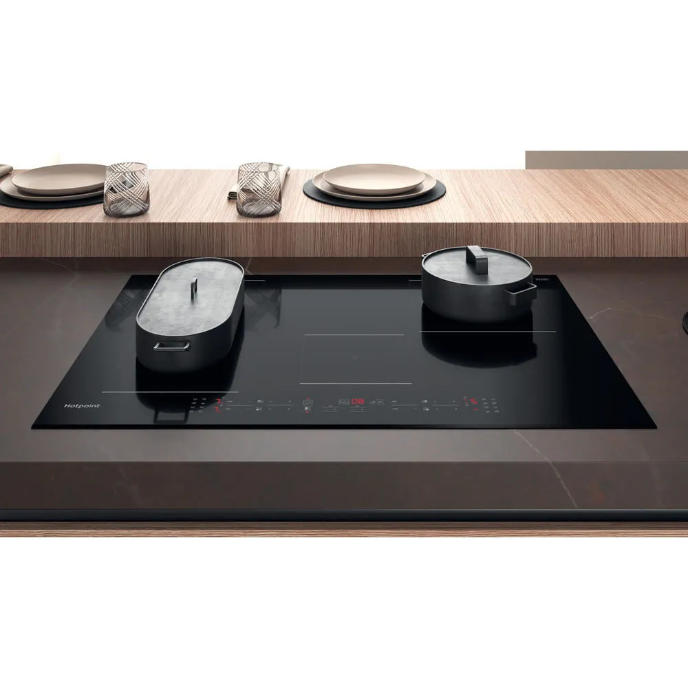 Hotpoint TB 3977B BF Built-in 77cm Induction Hob - 4 Zones, Black