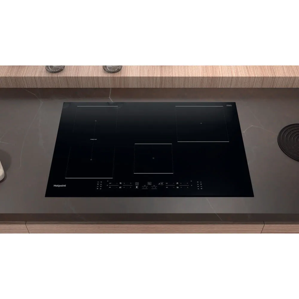 Hotpoint TB 3977B BF Built-in 77cm Induction Hob - 4 Zones, Black
