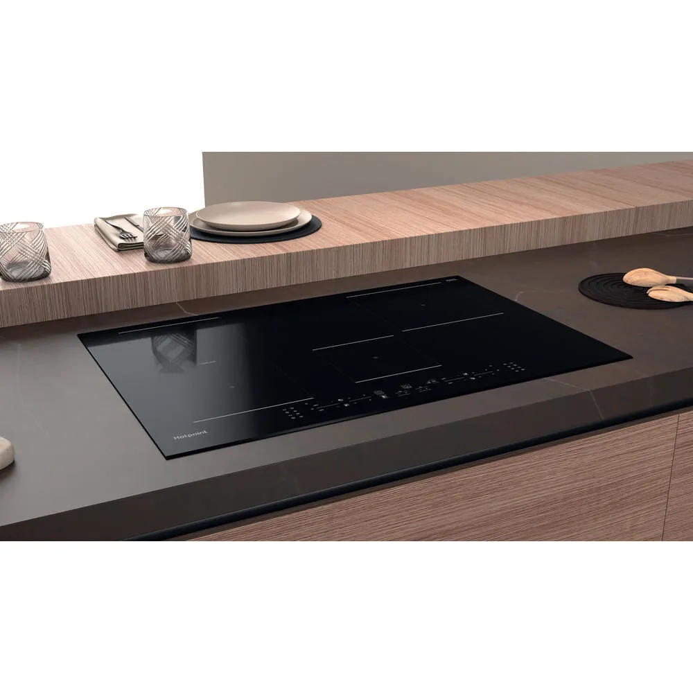 Hotpoint TB 3977B BF Built-in 77cm Induction Hob - 4 Zones, Black