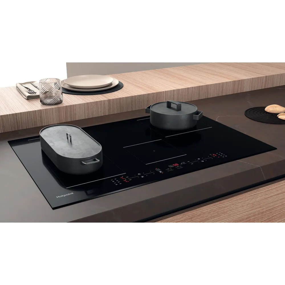 Hotpoint TB 3977B BF Built-in 77cm Induction Hob - 4 Zones, Black