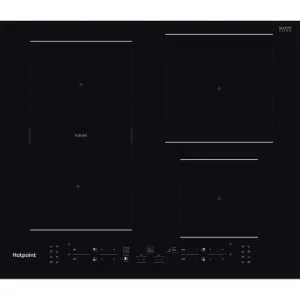 Hotpoint TB 7960C BF Built-in Induction Hob - 4 Zones, 59cm, Black