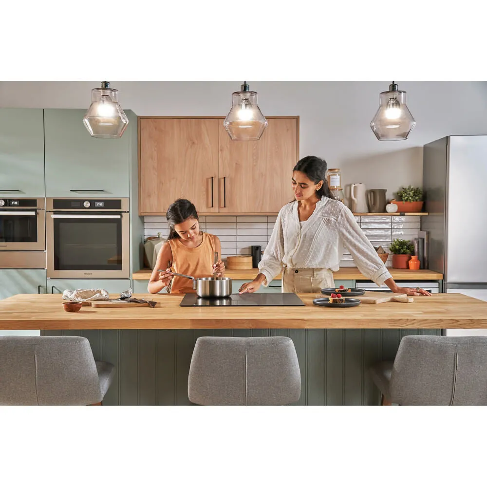 Hotpoint TB 7960C BF Built-in Induction Hob - 4 Zones, 59cm, Black