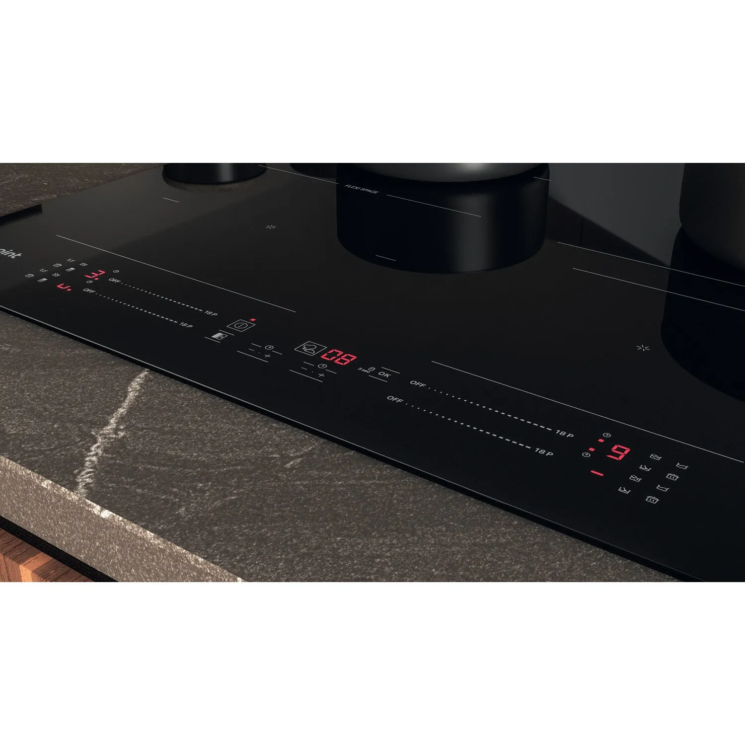 Hotpoint TS 3560F Built-in Induction Hob - 60cm, CleanProtect