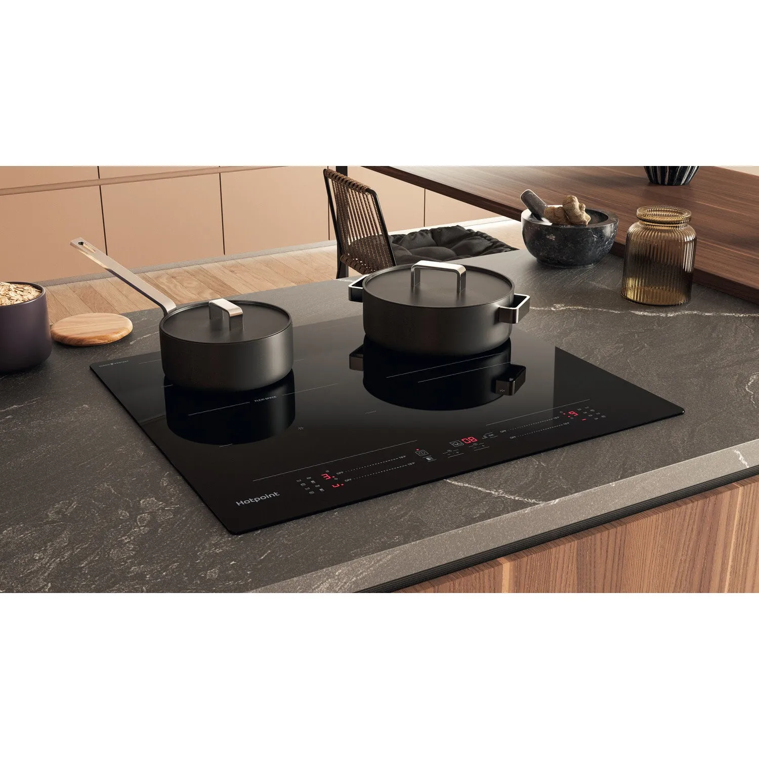 Hotpoint TS 3560F Built-in Induction Hob - 60cm, CleanProtect