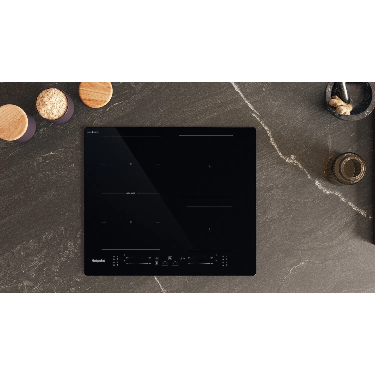 Hotpoint TS 3560F Built-in Induction Hob - 60cm, CleanProtect