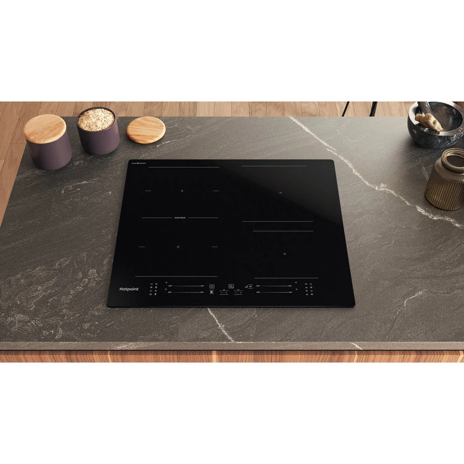 Hotpoint TS 3560F Built-in Induction Hob - 60cm, CleanProtect