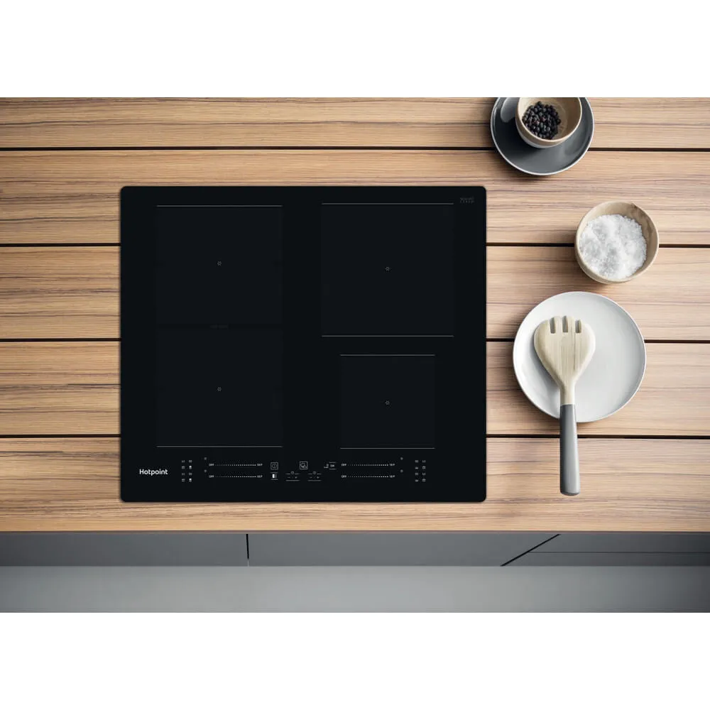 Hotpoint TS 5760F NE Built-in Induction Hob - 4 Zones, Black