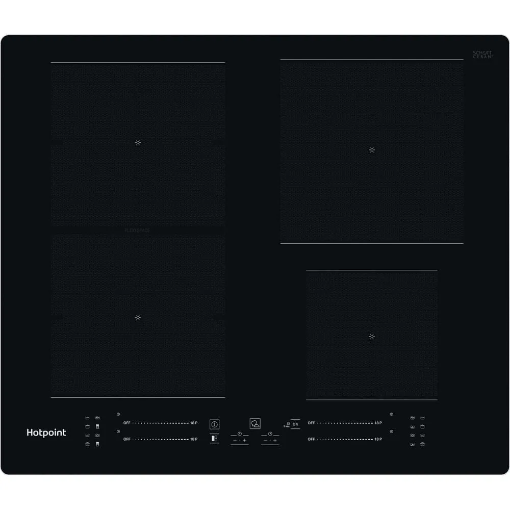 Hotpoint TS 5760F NE Built-in Induction Hob - 4 Zones, Black