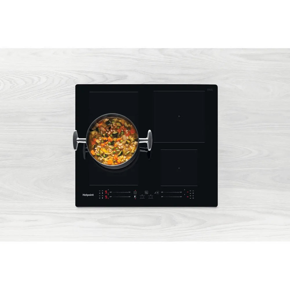 Hotpoint TS 5760F NE Built-in Induction Hob - 4 Zones, Black