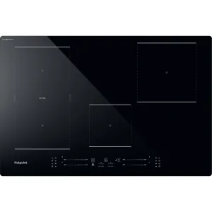 Hotpoint TS 6477C CPNE CleanProtect 77cm Built-in Induction Hob - Black