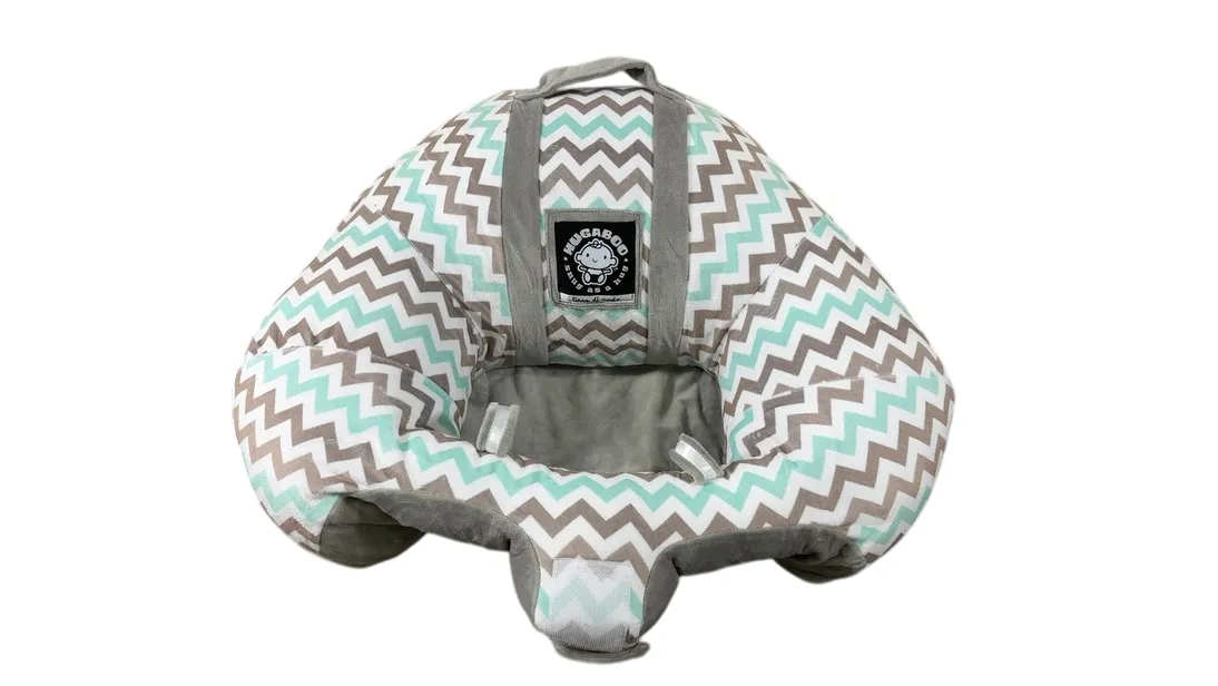 Hugaboo Infant Sitting Chair, Blue Chevron