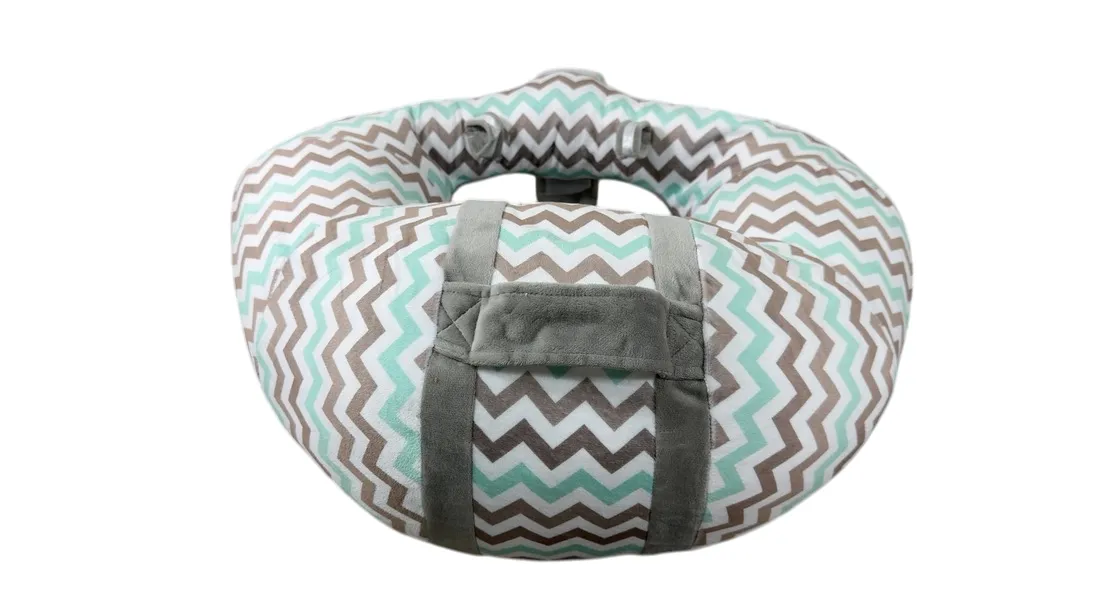 Hugaboo Infant Sitting Chair, Blue Chevron