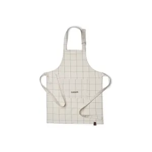Humdakin Check Children's Apron, Shell/Brown Sugar