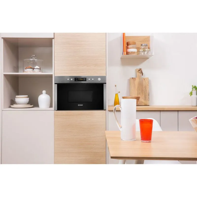Indesit Aria MWI 3213 IX UK Built-in 22L Combination Microwave - 750W, Stainless Steel