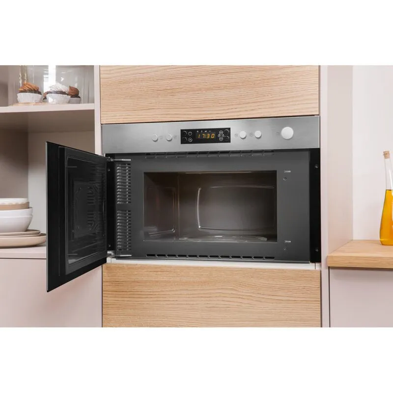 Indesit Aria MWI 3213 IX UK Built-in 22L Combination Microwave - 750W, Stainless Steel