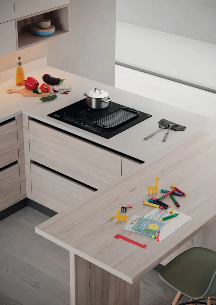 Indesit IB 88B60 NE Built-in Induction Hob - 59cm, 4 Zones, Black