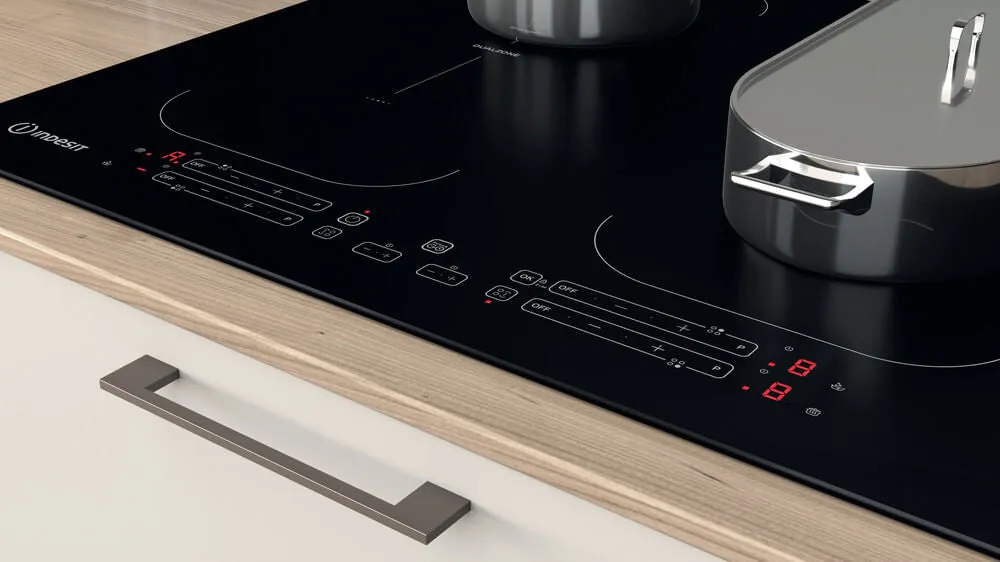 Indesit IB 88B60 NE Built-in Induction Hob - 59cm, 4 Zones, Black