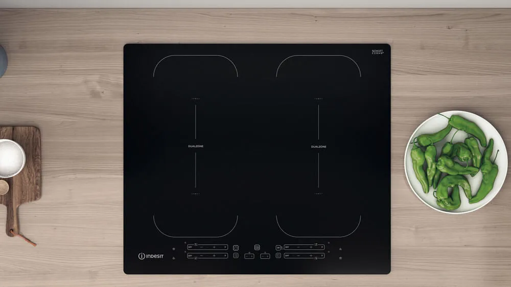Indesit IB 88B60 NE Built-in Induction Hob - 59cm, 4 Zones, Black