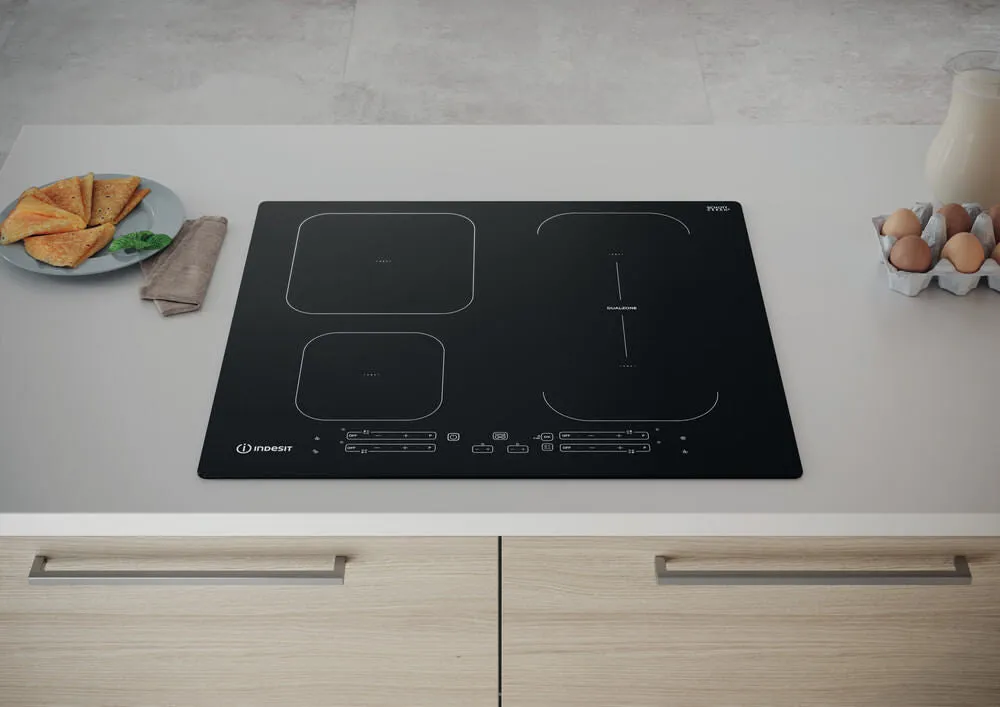 Indesit IB 88B60 NE Built-in Induction Hob - 59cm, 4 Zones, Black
