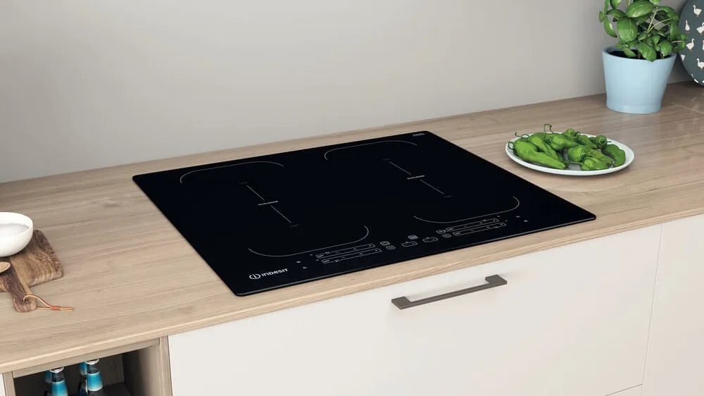 Indesit IB 88B60 NE Built-in Induction Hob - 59cm, 4 Zones, Black