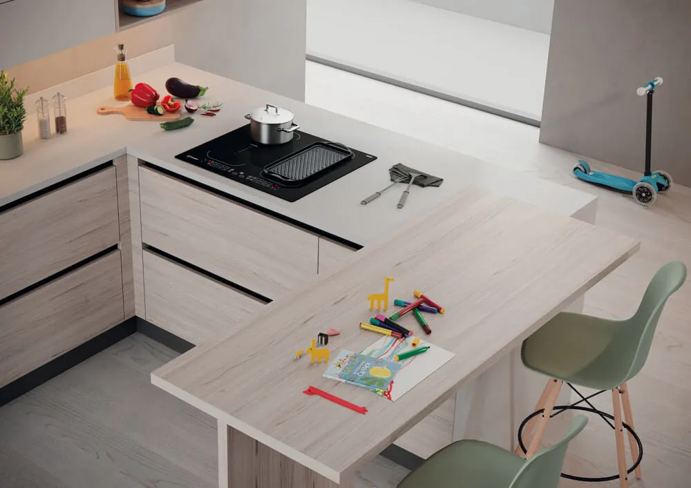Indesit IB 88B60 NE Built-in Induction Hob - 59cm, 4 Zones, Black