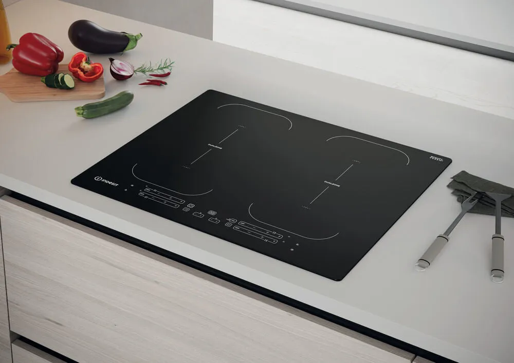 Indesit IB 88B60 NE Built-in Induction Hob - 59cm, 4 Zones, Black