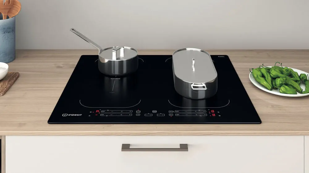 Indesit IB 88B60 NE Built-in Induction Hob - 59cm, 4 Zones, Black