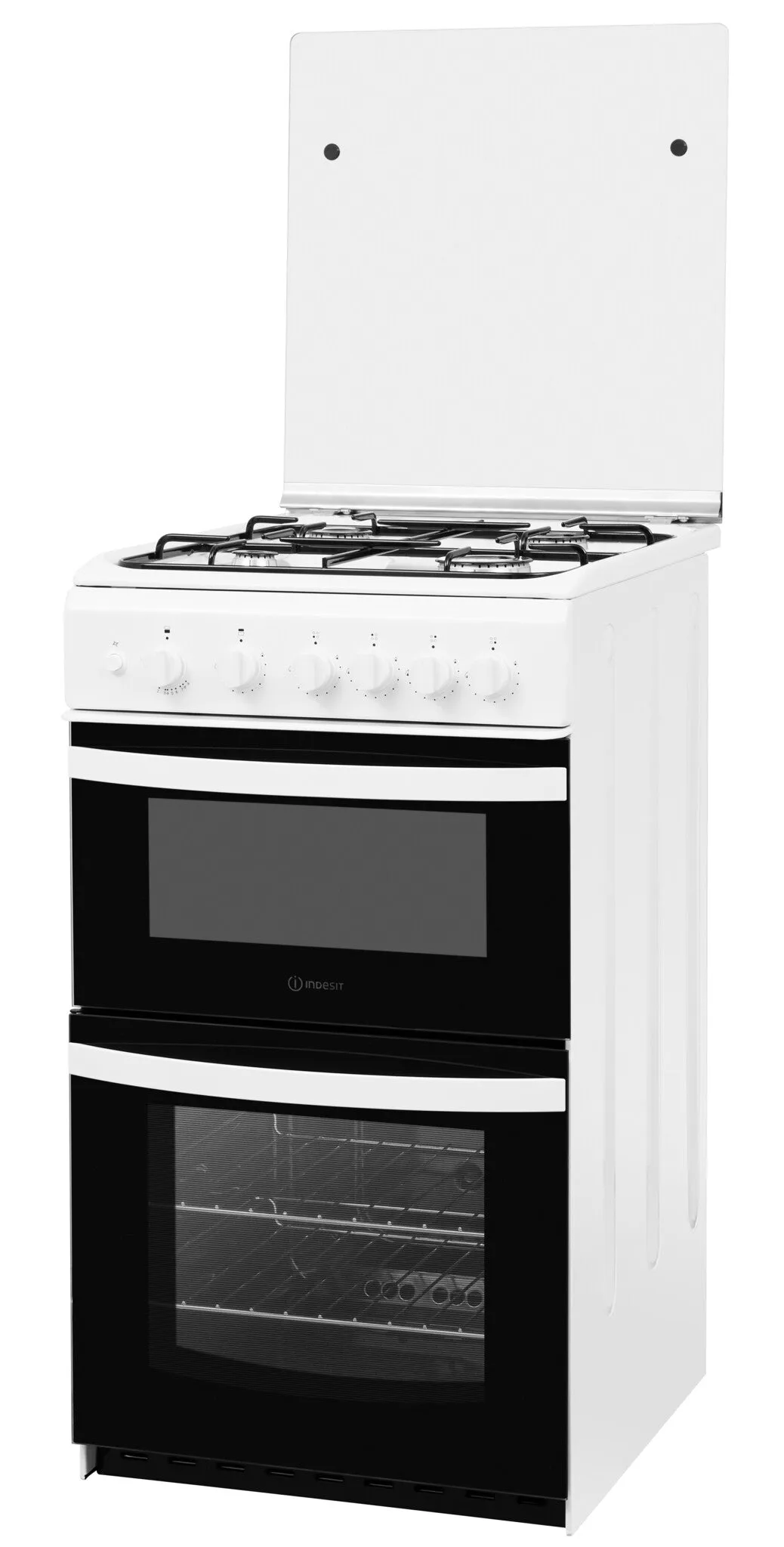 Indesit ID5G00KMW/UK Freestanding Gas Cooker - White