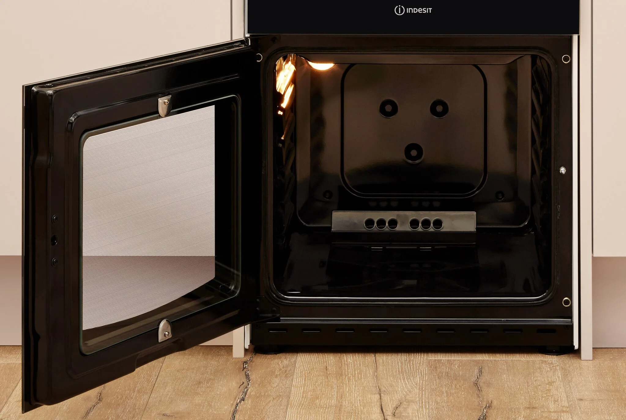 Indesit ID5G00KMW/UK Freestanding Gas Cooker - White