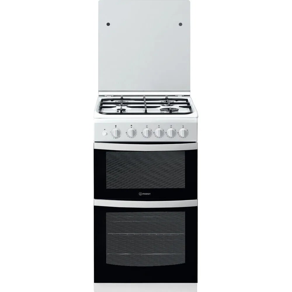 Indesit ID5G00KMW/UK Freestanding Gas Cooker - White