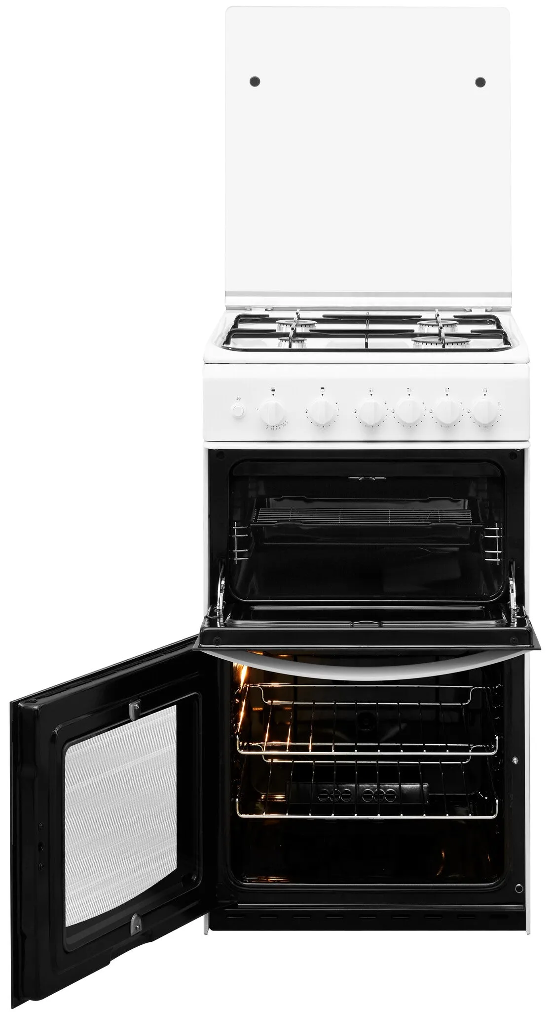 Indesit ID5G00KMW/UK Freestanding Gas Cooker - White