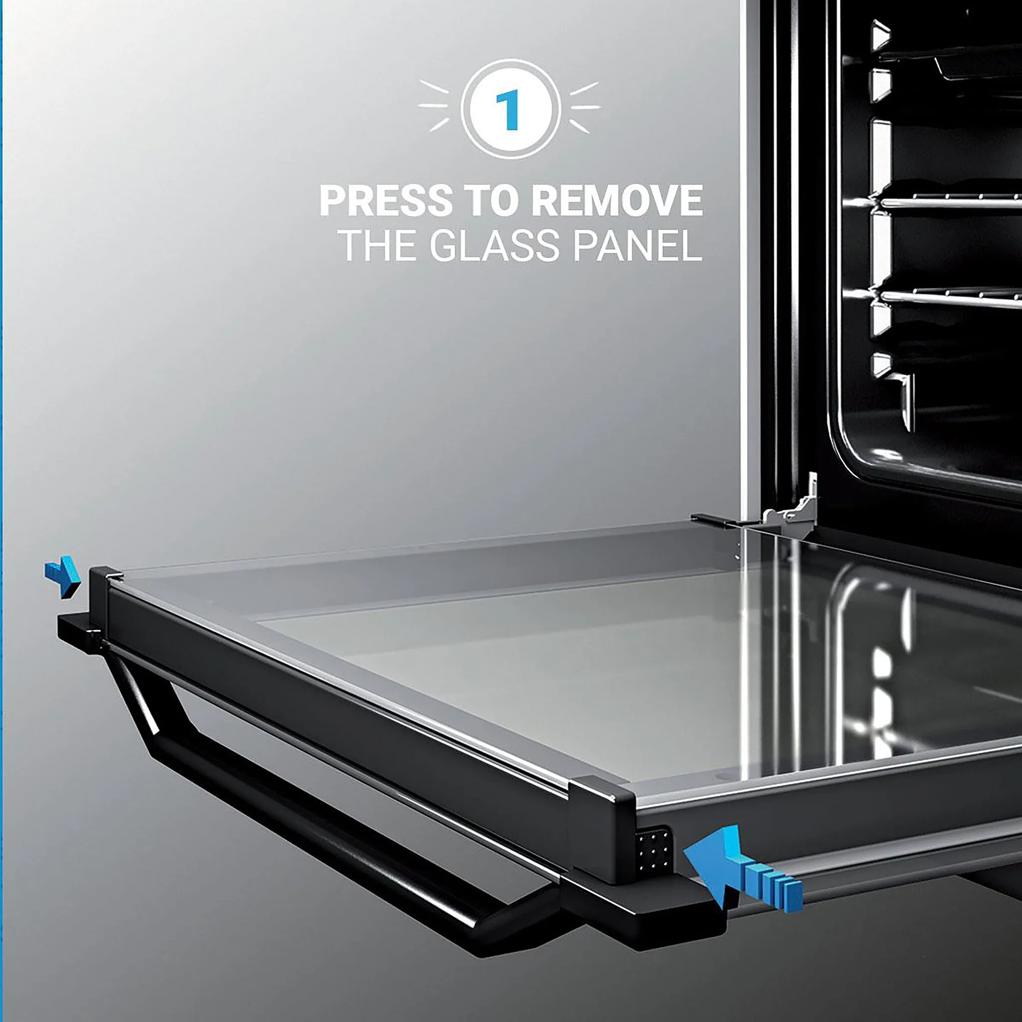 Indesit ID5V92KMW/UK Freestanding Electric Ceramic Cooker - Black, White