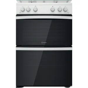 Indesit ID67G0MCW/UK Freestanding Gas Cooker - White