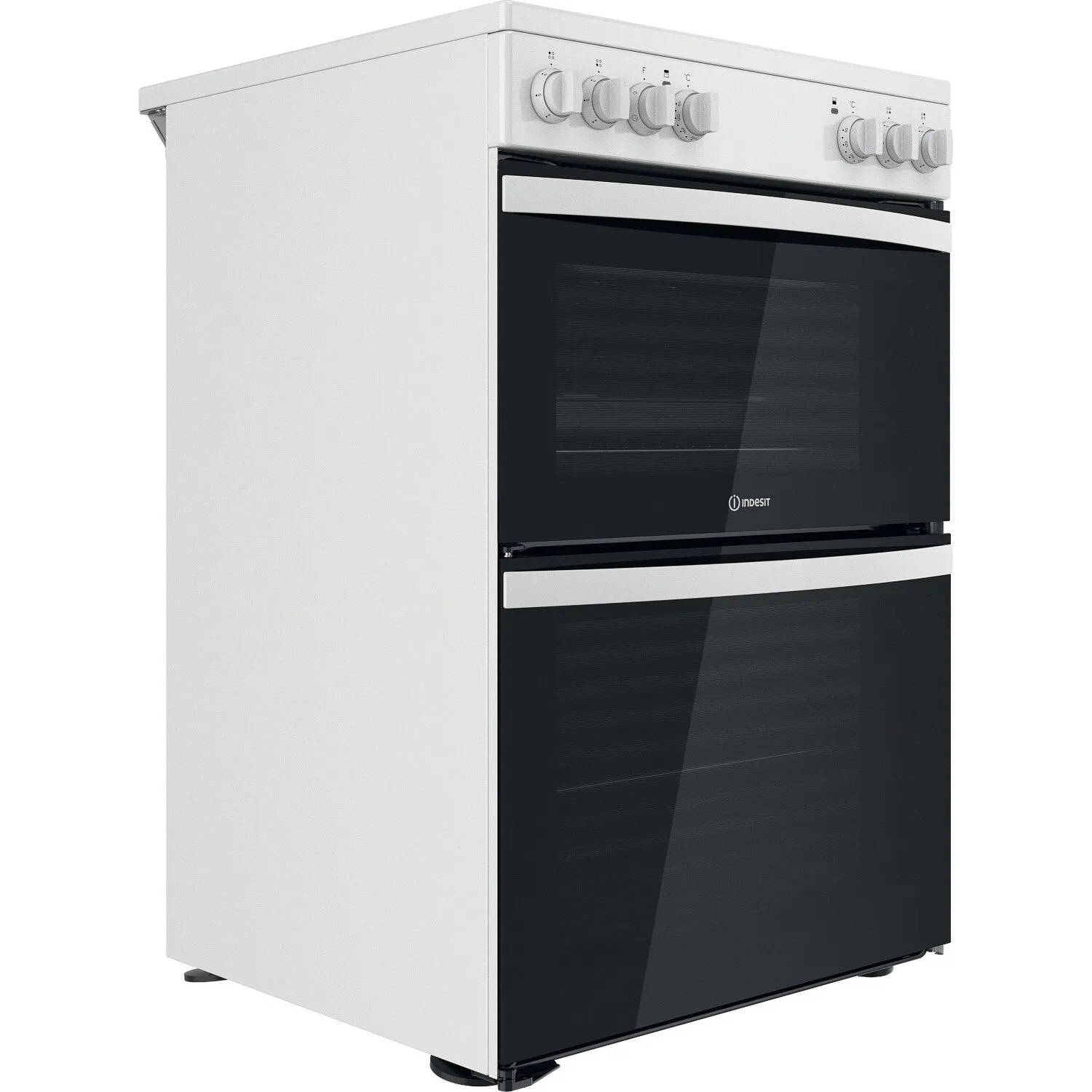 Indesit ID67V9KMW/UK Freestanding Electric Ceramic Cooker - White