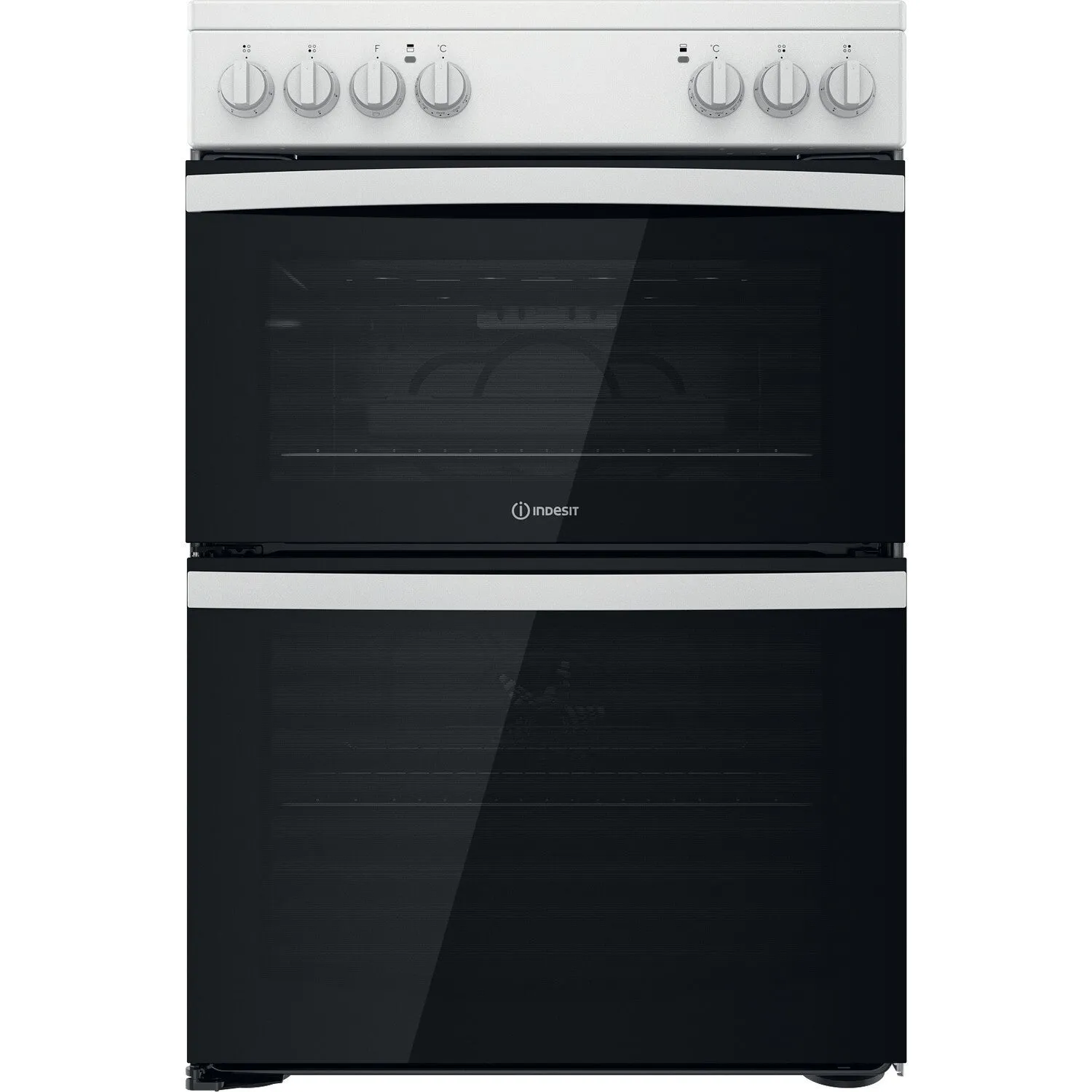 Indesit ID67V9KMW/UK Freestanding Electric Ceramic Cooker - White